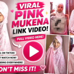 mukena pink viral video